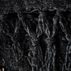 Pătură neagră din janilie 130x170 cm Wilson – Catherine Lansfield