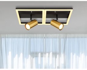 Spot LED MARRIE 2xGU10/5W/230V + LED/22W/230V Globo 57032-2