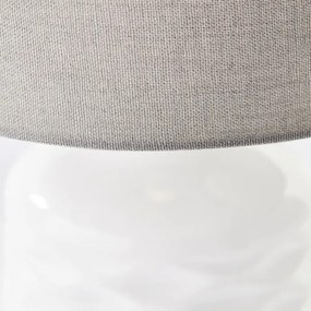 Brilliant - Lampă de masă ILYSA 1xE14/40W/230V alb/gri