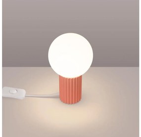 Lampă de masă Sollux SL.1756 HALO 1xG9/8W/230V d. 12 cm roz