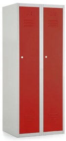 Dulap metalic, 60 x 50 x 150 cm, inchidere cilindrica, rosu - ral 3000
