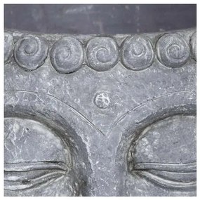 Ghiveci Buddha, Gri, H17,5 cm