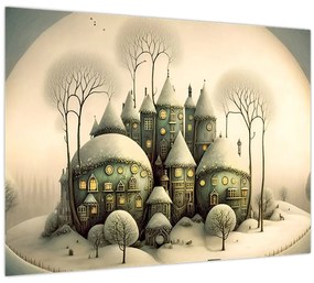 Tablou - Căsuțe de basm (70x50 cm)