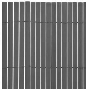 Gard pentru gradina cu 2 fete, gri, 110x300 cm 1, Gri, 110 x 300 cm