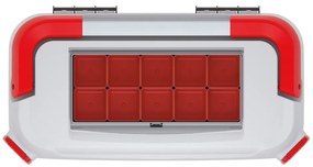 Cutie pentru scule cu mâner metalic 50 x 25,1 x 24,3 cm, gri