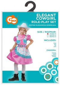 Colorat Elegant Costum Cowgirl 110/120 cm