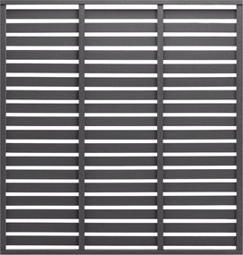 vidaXL Panou de gard, gri, 180x180 cm, WPC