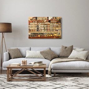 Tablou - Cartierul Waterfront, Portugalia (90x60 cm)
