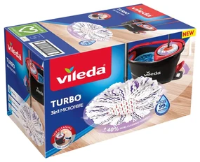 Mop rotativ cu găleată Turbo 3v1 – Vileda