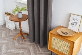 Draperie opaca DUNES VELVET 140x250 cm, gri inchis Agatat: Inele metalice