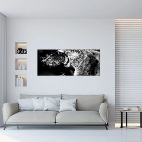 Tablou - Portretul unei leoaice (120x50 cm)