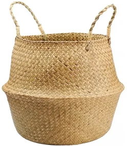 Coș din bambus tricotat - 32 cm