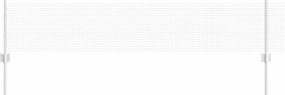 vidaXL Gard cu Stâlp Argintiu 0,4 x 100 m Oțel