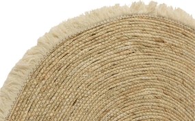 Covor rotund natural VELOR ⌀ 70 cm, bej