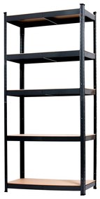 Raft rezistent 150x70x30 cm 150 kg negru