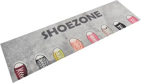 vidaXL Covor de bucătărie lavabil Shoezone, 45x150 cm, catifea
