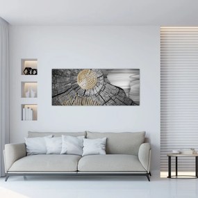 Tablou - Trunchiul copacului colaj (120x50 cm)