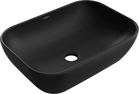 Mexen Rita chiuvetă de blat 45 x 32 cm, negru mat - 21084585