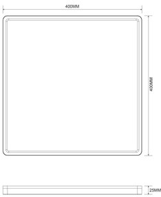 Plafonieră LED dimabilă Zuma Line MS748400S-3-BK BOVE 50W/230V 3000/4000/5500K negru