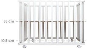 Țarc pentru copii gri 100x75 cm – Roba