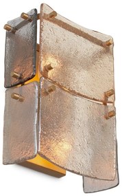 Aplica perete design LUX, Sticla, Alama Antic, Laurent