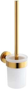 Stella Classic perie de toaletă înșurubat sticlă-auriu 07.431-G
