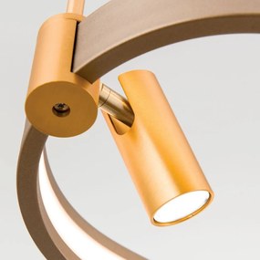 Lustra LED suspendata design modern GRACE aurie