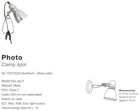 Veioza / Lampa cu clip design minimalist Photo 59372029NL