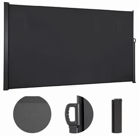 Markiză laterală pentru terasă 200×300 cm - antracit