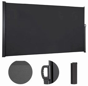 Markiză laterală pentru terasă 200×300 cm - antracit