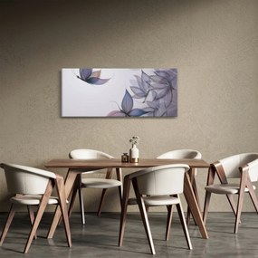 Tablou - Fluturi desenați (120x50 cm)