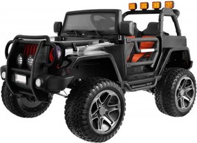 Masinuta Electrica cu acumulator pentru copii NOVOKIDS™ Jeep 4X4 PRO, 2 locuri, Max 40 kg, Roti din Cauciuc EVA, 3-10 ani , Husa ploaie si rucsac ,2