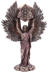 Statueta rasina si bronz Arhanghelul Metatron 35cm
