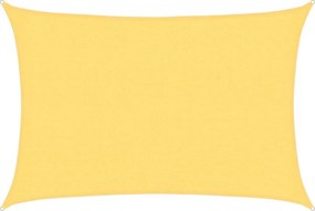 vidaXL Pânză parasolar, bej, 2,5x3,5 m, HDPE, 160 g/m²