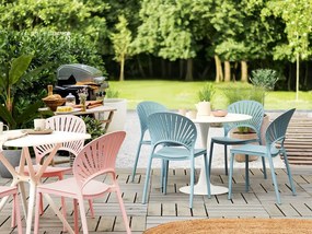 Set 4 buc scaune de sufragerie Ostza (albastru). 1081821