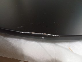 OFERTA Masa de sufragerie neagra OSLO 80x80 II. calitate