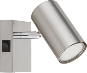 Aplica cu spot directionabil ROBBY nickel mat