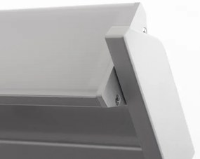 LED Lampă design minimalist LED/15W/230V argintiu