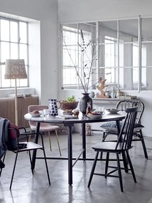 Masă de dining rotundă din lemn de acacia, Ø140 cm, „Lope” – Creative Collection