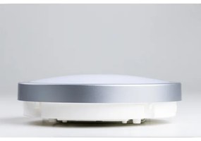 Plafonieră LED pentru baie Brilagi PERA 18W/230V d. 22 cm IP65 argintiu