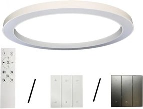 Plafonieră LED 115 W, 230 V, 3000/4000/6500 K, Ø 120 cm, alb