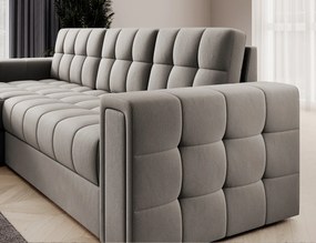 Coltar extensibil reversibil 3 locuri ELTAP, Blenvi, 260x150x82 cm, lemn/poliester, bej