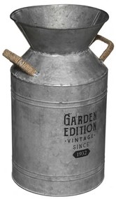 Recipient Garden edition, otel zincat, gri, 21xH37 cm