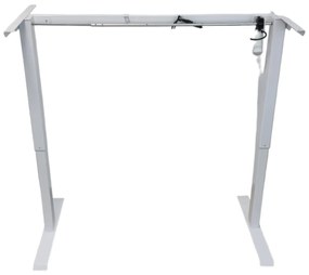 TerrA2DS - cadrul de birou reglabil electric -1 motor (Culoare profil: Alb)