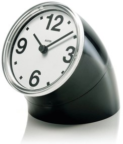 Ceas de masa, negru, diametru 7 cm - Alessi