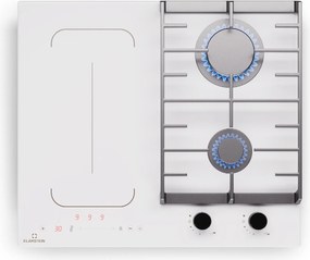Klarstein MultiChef 4, plită cu inducție și gaz, 4 zone de gătit, 2 arzătoare cu gaz, 2 plite cu inducție, FlexZone