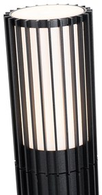 Stâlp inteligent de exterior negru 80 cm IP44 incl. GU10 50mm - Boris