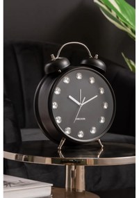 Karlsson 6019BK ceas de masă/alarmă de designnegru, dia. 30 cm