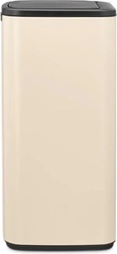 Coș de gunoi bej cu senzori de atingere din oțel 30 l Bo Touch – Brabantia