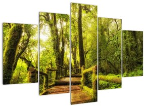 Tablou junglei cu mușchi (150x105 cm)